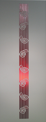 Decorazione artistica cod. 100Colore/Incolore su Satinato Mate