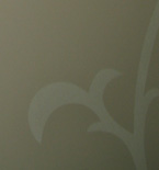 particolare 2 del vetro decorato cod. 105