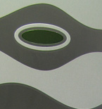 particolare 2 del vetro decorato cod. 32