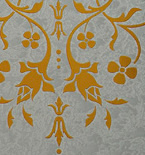 particolare 2 del vetro decorato cod. 33