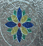 particolare 2 della vetrofusione cod. 61