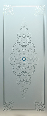 Decorazione artistica cod. 25Incolore su Satinato Mate