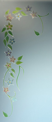 Decorazione artistica cod. 10Colorata su Satinato