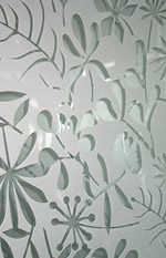 Decorazione artistica del vetro: Decori Porte Temperate