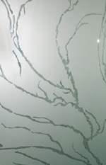 Decorazione artistica del vetro: Decori Porte Temperate
